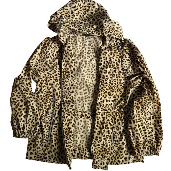 Tommy Bahama Island Zone Windbreaker Jacket Women's Small Leopard - Picture 2 of 11